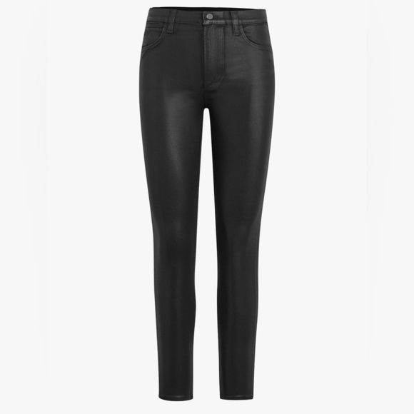 JOE’S JEANS Jet Black Coated Skinny Ankle Jeans, Size 30 - Picture 15 of 15